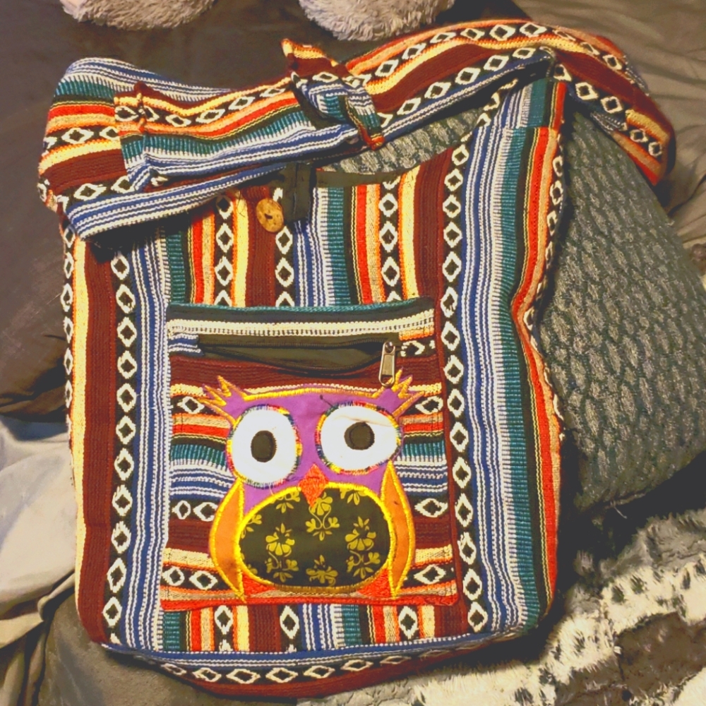 Rising international owl boho bag
